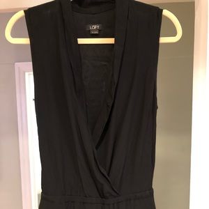 Loft black jumpsuit